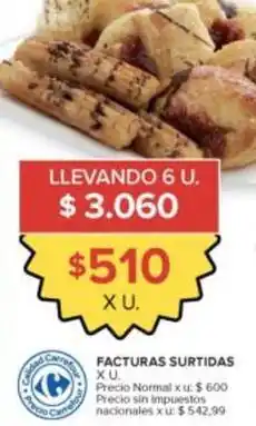 Carrefour Market Carrefour - facturas surtidas oferta