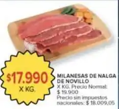 Carrefour Market Milanesas de nalga oferta