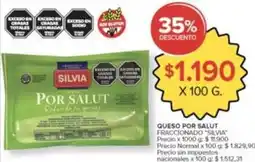 Carrefour Market Silvia - queso por salut fraccionado oferta
