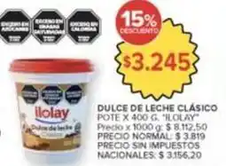 Carrefour Market Ilolay - dulce de leche clásico oferta