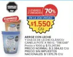 Carrefour Market Arroz con leche y dulce de leche oferta