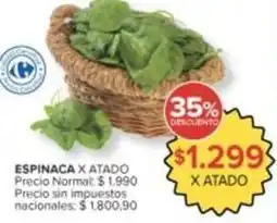 Carrefour Market Carrefour - espinaca oferta