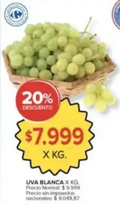 Carrefour Market Carrefour - uva blanca oferta