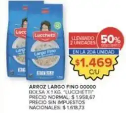 Carrefour Market Lucchetti - arroz largo fino 00000 oferta