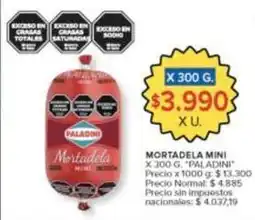 Carrefour Market Paladini - mortadela mini oferta