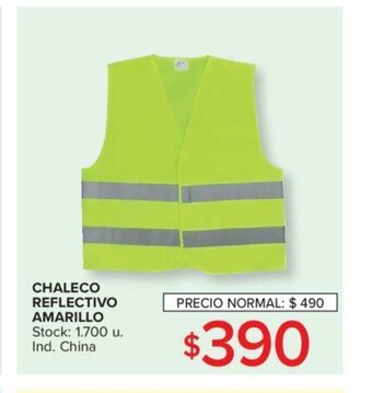 Carrefour Chaleco Reflectivo Amarillo oferta