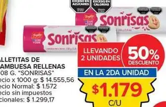 Sonrisas - galletitas de sambuesa rellenas