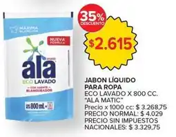 Carrefour Market Jabon líquido para ropa eco lavado oferta