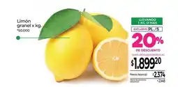 La Anonima Limón granel oferta