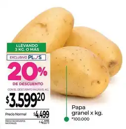 La Anonima Papa granel oferta