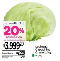 La Anonima Lechuga capuchina oferta