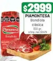 Almacor Piamontesa - bondiola clásica oferta