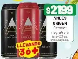 Almacor Andes - cerveza negra/roja lata 473 cc oferta