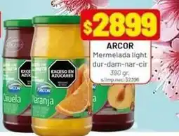 Almacor Arcor - mermelada light dur-dam-nar-cir oferta