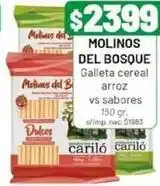 Almacor Molinos del bosque - galleta cereal arroz oferta