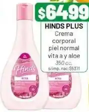 Almacor Hinds - crema corporal piel normal vita a y aloe oferta