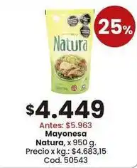 Coto Natura - mayonesa oferta