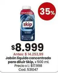 Coto Skip - jabón líquido concentrado para diluir oferta