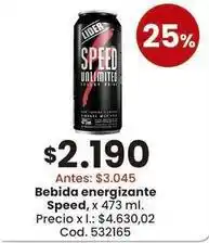 Coto Lider - bebida energizante speed oferta
