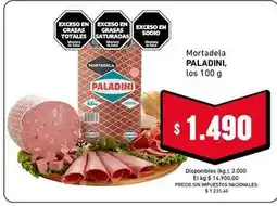 Cooperativa Obrera Paladini - mortadela oferta