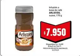 Cooperativa Obrera Arlistán - infusión a base de café oferta