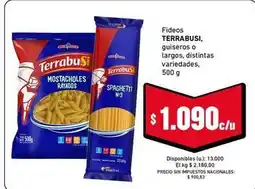 Cooperativa Obrera Terrabusi - fideos, guiseros o largos oferta