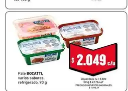 Cooperativa Obrera Bocatti - paté oferta