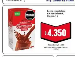 Cooperativa Obrera La serenísima - leche chocolatada clásico oferta