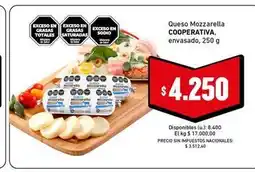 Cooperativa Obrera Queso mozzarella oferta