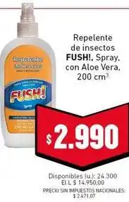 Cooperativa Obrera Repelente de insectos, spray, con aloe vera oferta