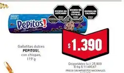 Cooperativa Obrera Cadbury - galletitas dulces pepitos! oferta