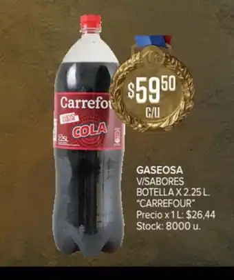 Carrefour Carrefour Gaseosa V/Sabores Botella x 2.25L oferta