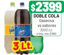 Almacor Doble cola gaseosa vs sabores oferta