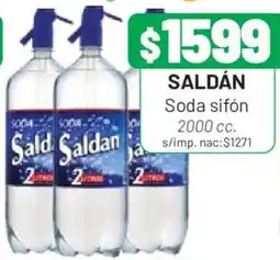 Almacor Saldán soda sifón oferta