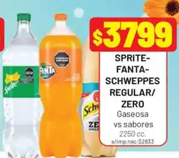 Almacor Sprite-fanta-schweppes regular/zero oferta