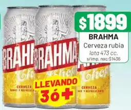 Almacor Brahma cerveza rubia oferta
