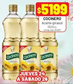 Almacor Cocinero aceite girasol oferta