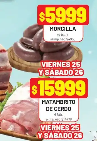 Almacor Morcilla oferta