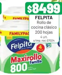 Almacor Felpita rollo de cocina clásico oferta