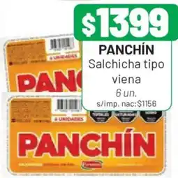 Almacor Panchín salchicha tipo viena oferta