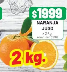 Almacor Naranja jugo oferta