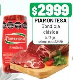 Almacor Piamontesa bondiola clásica oferta