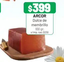 Almacor Arcor dulce de membrillo oferta