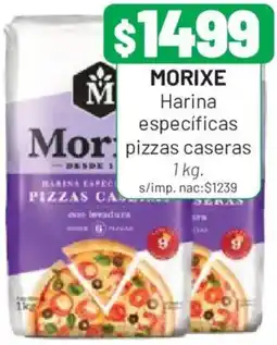 Almacor Morixe harina especificas pizzas caseras oferta