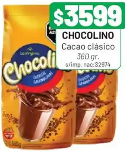 Almacor Chocolino cacao clásico oferta