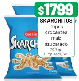 Almacor Granix skarchitos copos crocantes maíz azucarado oferta