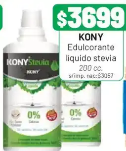 Almacor Kony edulcorante líquido stevia oferta