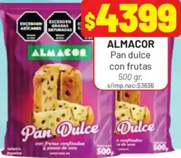 Almacor Almacor pan dulce con frutas oferta