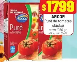 Almacor Arcor puré de tomates clásico oferta