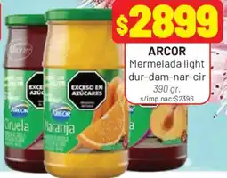 Almacor Arcor mermelada light dur-dam-nar-cir oferta